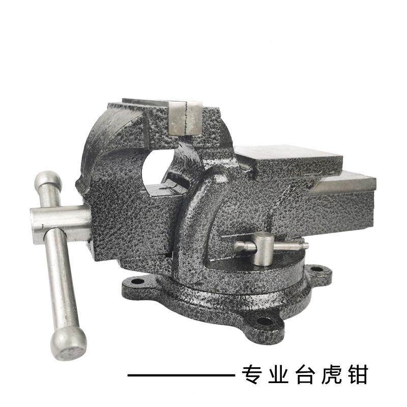 台钳台虎桌钳厂家重AET型平口虎法钳式家用vise美活动带砧钳台台