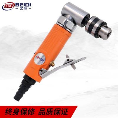 弯头孔气钻角向气动钻夹头10mm木直角钻板机LWRE正反转型风钻