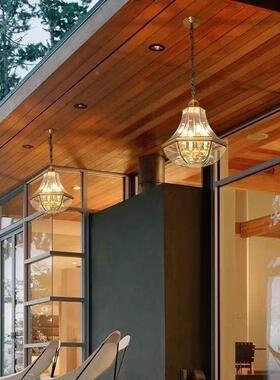 全铜阳户外DP-6吊灯全光谱防水走庭院别墅厅灯阳台凉亭廊光门房吊