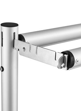 新铝款3*6子m可伸缩双层背景架纱幔架帷架幕花墙架婚庆OCS合金展