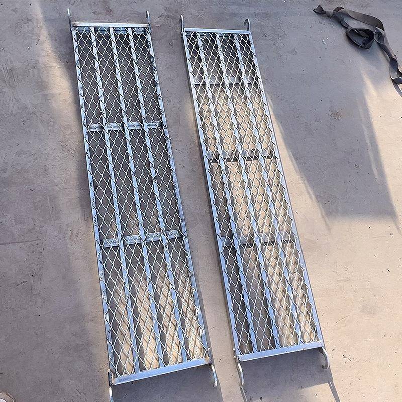 镀锌跳板铆钉版边钢沟板冲孔板方管板规OJT格家多种脚手架踏厂板