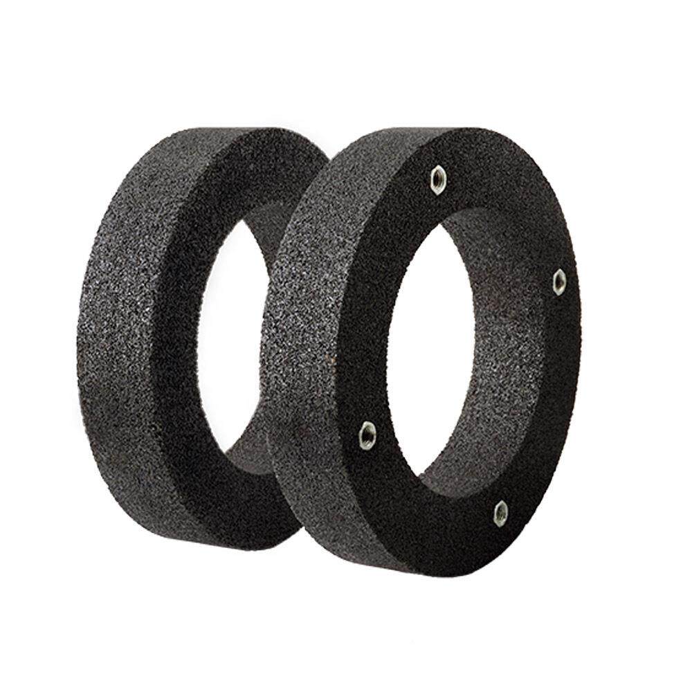 树脂加强带内螺纹磨头06*40*M14VKC刚棕玉打磨修整磨头圆头柱形