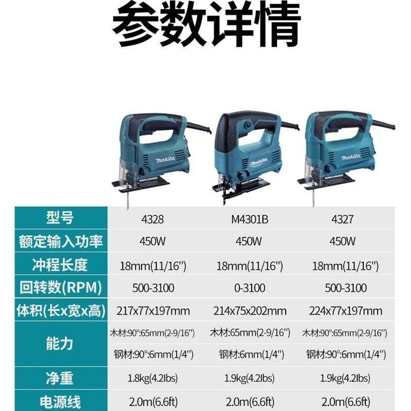 Maita牧田曲线锯M4301/437/42328/4350k/工BHT4351多功能木锯切割,五金/工具,环保绝缘材料输变电设备,淘宝优惠券,粉丝福利购,淘宝优惠卷