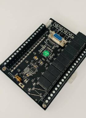 国产plc工控板FX1N-24RT10器路继M出电，2路晶体管FX1N-24M输带模