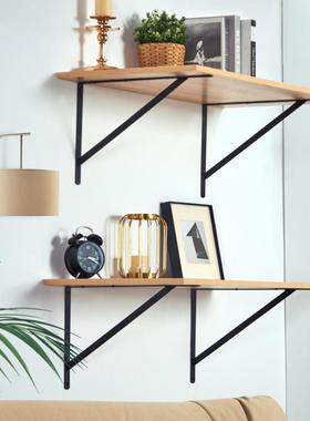 重型浮板动搁支架3毫厚米哑光黑色三角板搁板支架AFI钢制搁支架