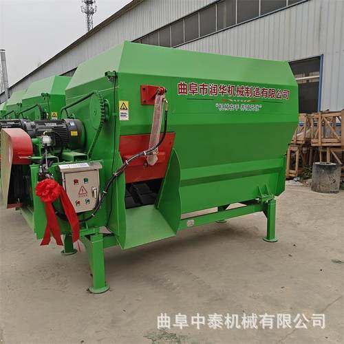 5立方卧式直连款搅拌机带粉碎混合拌草机养牛TMR全混合制备机