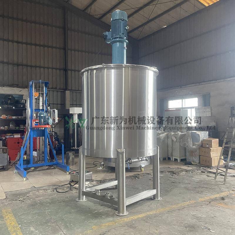 厂家直销电加热液体搅拌罐食品冷热缸不锈钢乳化罐500L拌料机