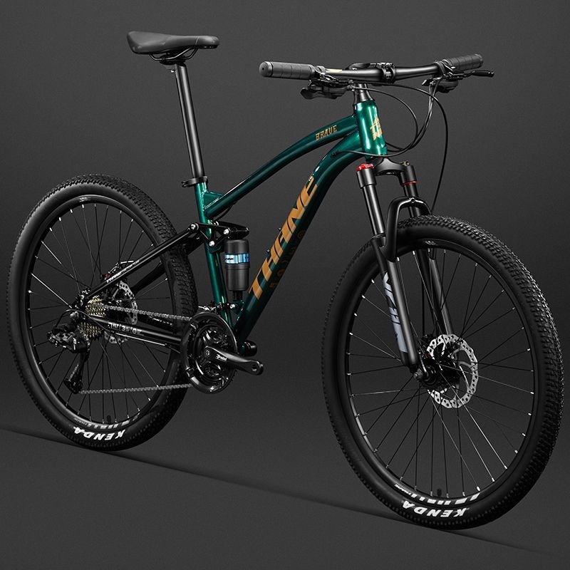 UV9软尾山地车越野自行车成年人双减震变速赛车女学生