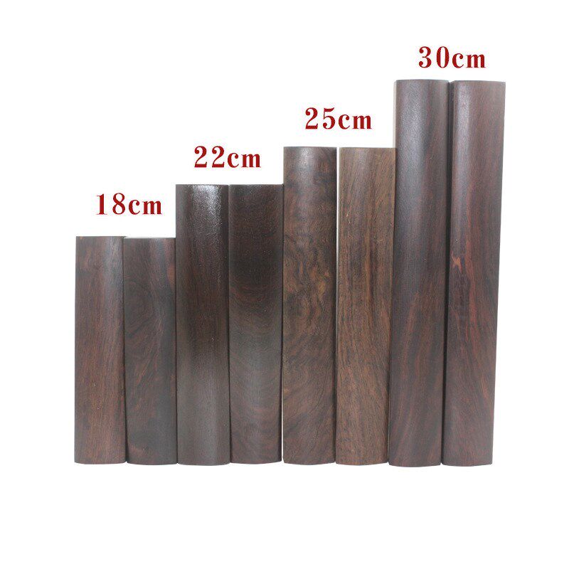 黑梓木镇尺一对实木纸镇8c22c30c学生初学者文镇压纸压书压尺