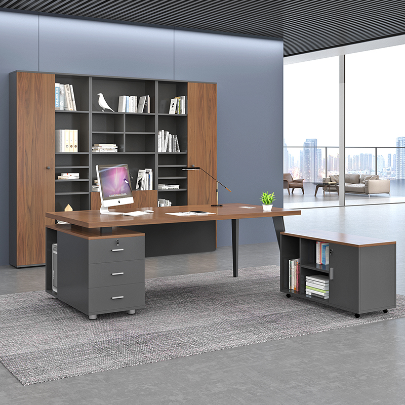 办公桌主管经理桌老板桌椅组合简约现代办公家具总裁桌单人电脑桌