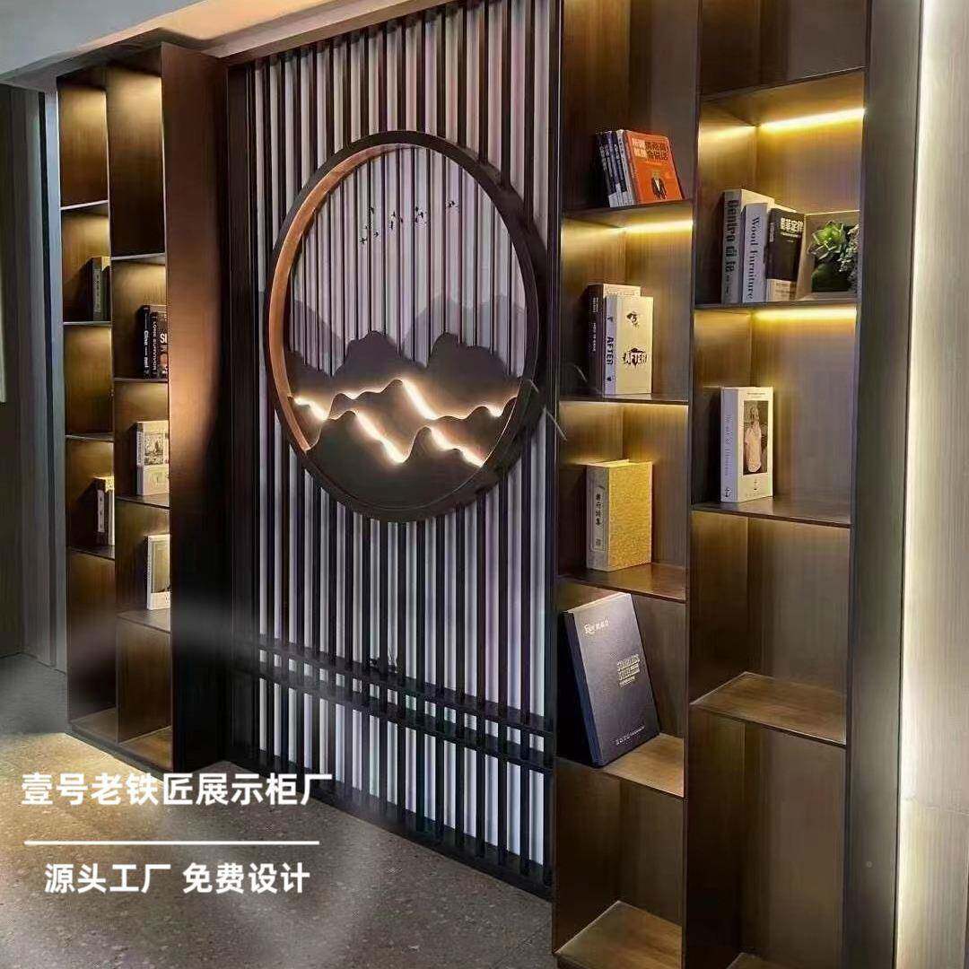 高档示多列不锈钢展柜酒柜玻璃柜陈柜红酒柜恒层展架、中温酒柜烟