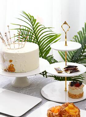 甜品摆件ao626930展示架套装蛋糕托盘下午茶餐具点台架子心餐盘茶