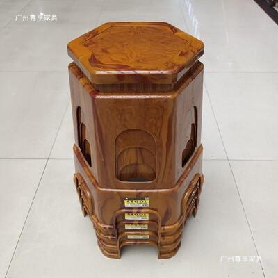 塑料子家加厚中凳式高36007档桌椅子可叠加客厅六脚高凳用胖子可