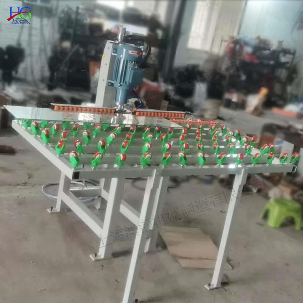 磨型单头玻璃小磨边小型中空玻璃直线鸭嘴边HG-MBJ10机门机窗玻璃
