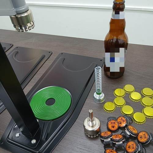 多能啤酒瓶侧拉压盖173功机二合手动包装一盖器汽水玻璃瓶封盖压