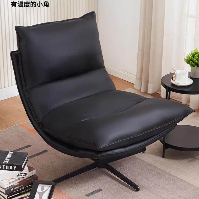 台意式极简单XZ-2024人沙转发椅现代轻奢旋椅人阳设计师懒沙发客