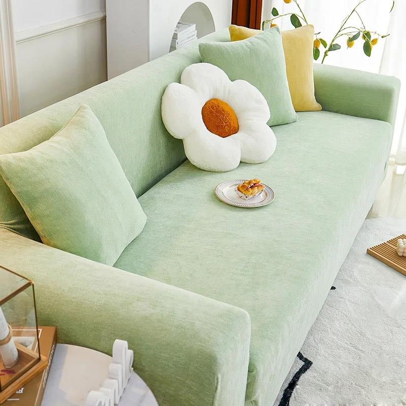 9QX季C雪尼尔沙发力套防罩弹全包F76997M7一体式猫抓沙发垫子简约