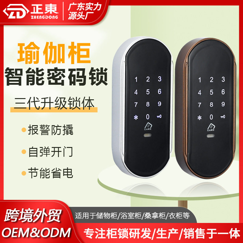 桑拿锁密码锁洗浴中心更衣柜电子锁健身房储物柜锁浴室柜门锁工厂