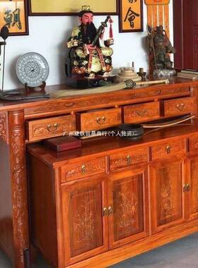 实木家用供KOO桌台香案新中式佛供台条堂案经济型屋贡现代桌简约