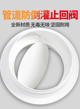 pvc管道止回阀防倒灌逆回流油烟机止逆阀防味器100/125/150/200mm