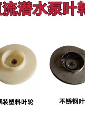 直流潜水泵叶轮48v60V伏配件电瓶车用水泵叶轮泵头碳刷轴承水封