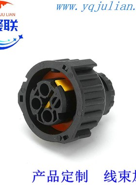 1-1813099-2 汽车大货车氧传感器线束插头3P含端子DJ3034Y-2.5-21