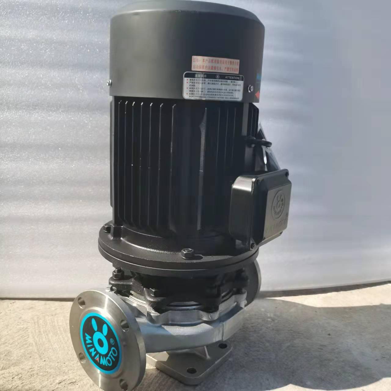 GDF(2)125-38管道循环增压泵惠州沃德立式不锈钢材质化工污水泵