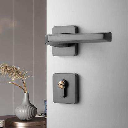 美心锌金门锁静音卧室家用通可用型房门锁具调节合把手门5845标配,基础建材,机械门锁,淘宝优惠券,粉丝福利购,淘宝优惠卷