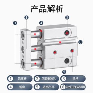 20MG246J10 S1520 MC微型三轴3带导杆气缸MGJ6