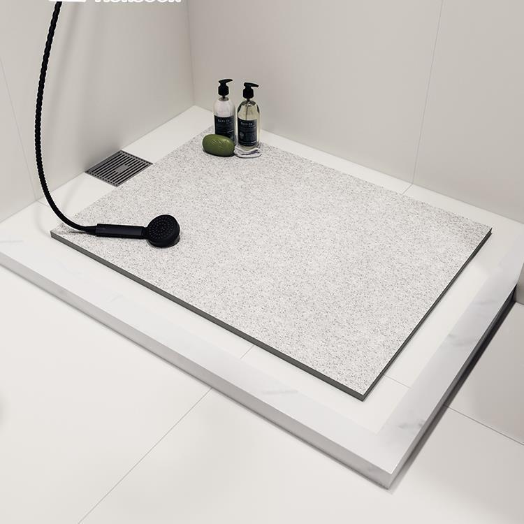 淋浴F9685H6T板可定淋浴房板石垫地生脚石浴室大理洗澡防滑脚踏卫