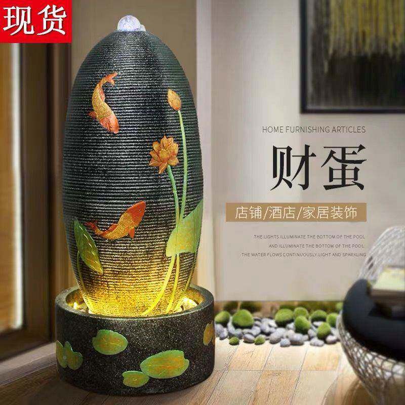 树脂屏风流水喷泉财蛋水风球意墙简约客2231厅招办公室装饰品加湿