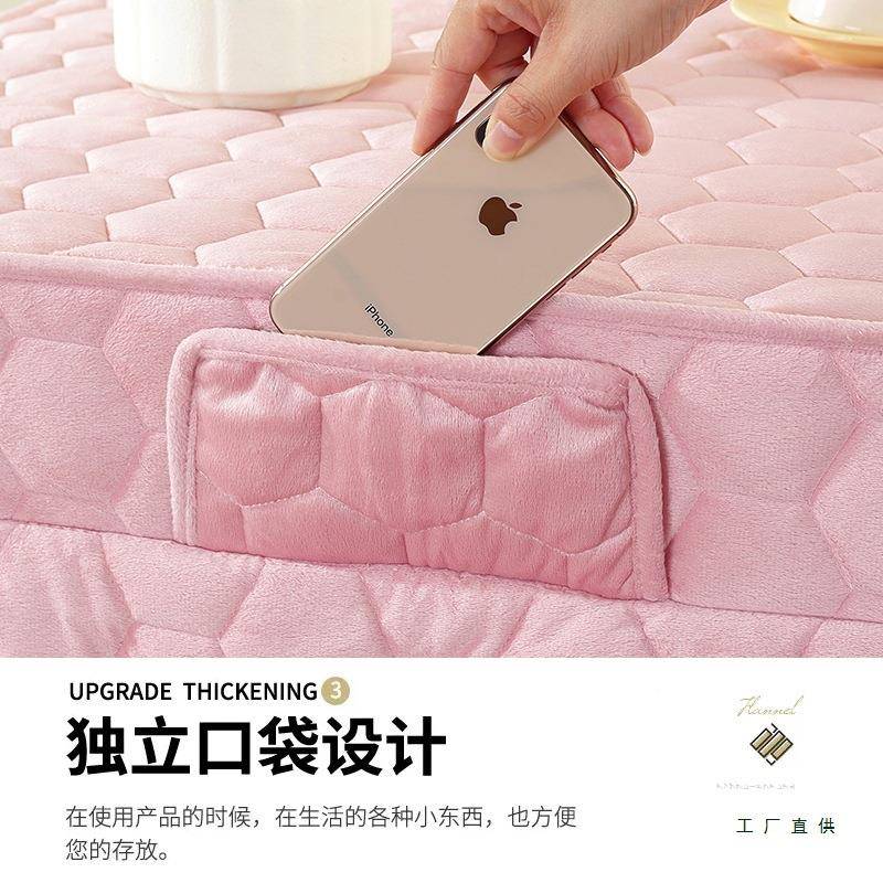 暖炉烤火桌子罩套电炉烤火桌罩加绒被子方形炉桌EJD布电罩冬正季