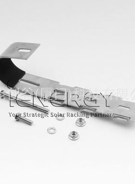 阳台光伏挂钩4件套配挂绳钢阳能太热板不YXU锈光伏支架配件卖