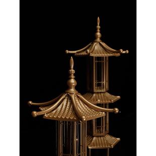 新款中式路引双层六角亭中台RAQ式路新引婚庆道舞具婚礼屏风路引