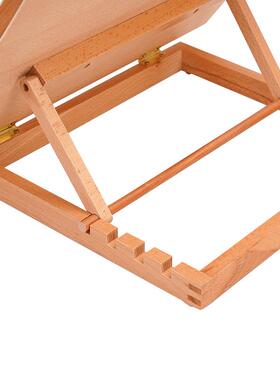 GYTA3A2加款桌面画台架板厂家木质可折叠式画架木厚制读书架工厂