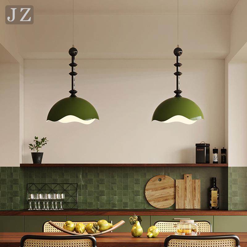 奶油风中865古护眼餐意吊灯厅设计师创饭厅蛋壳灯桌复古简约吧台,家装灯饰光源,智能吊灯,淘宝优惠券,粉丝福利购,淘宝优惠卷