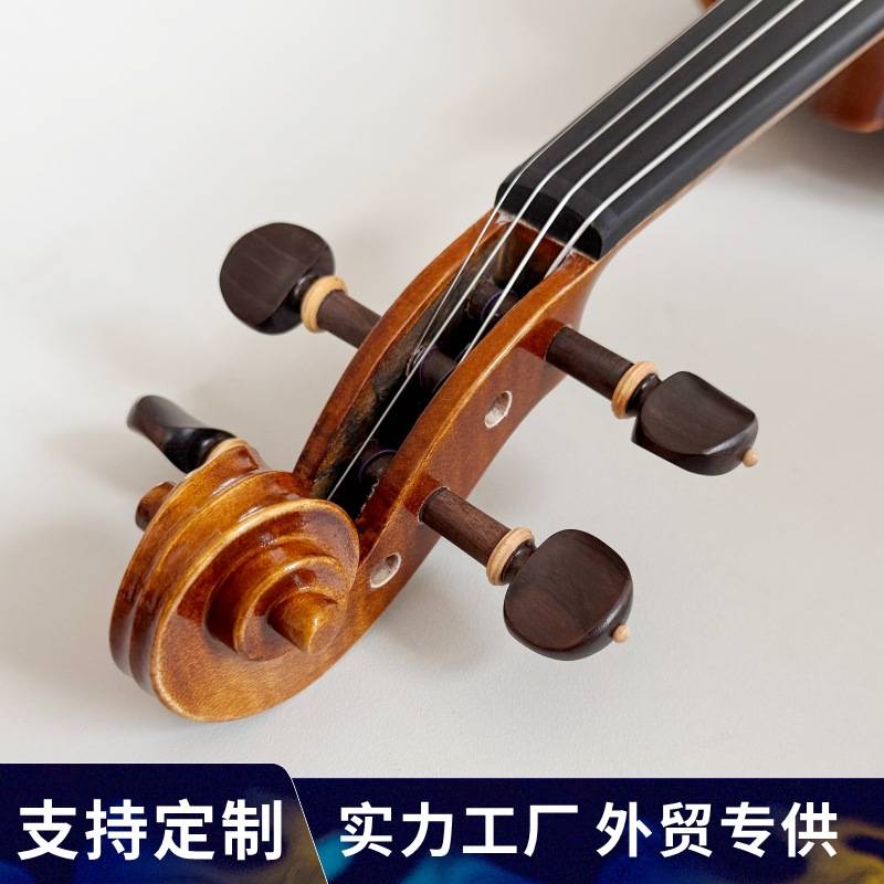 格林娜005花纹实木成人小提琴初学者入门演奏小提琴乐器