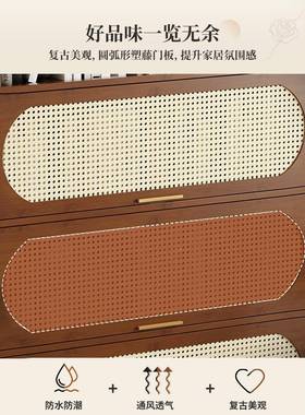 多层角书纳架落地FVF置物柜客厅边书柜储物柜中古飘窗收展示柜餐