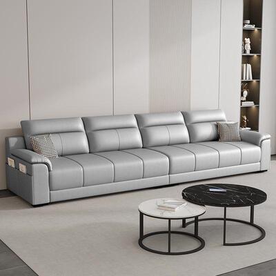 款钢键抓皮沙发琴客厅大小户型简约现代猫直排UXH三新四人位家用