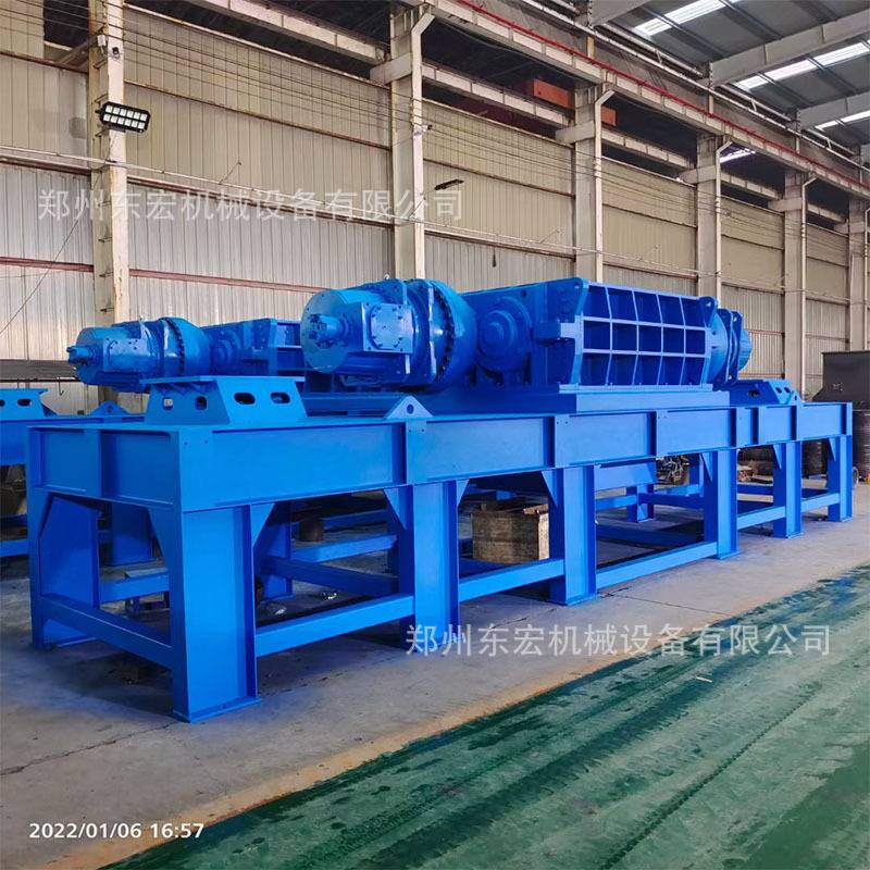 家电沙发床垫撕碎机 工业固废大件垃圾撕碎机 大型双轴撕碎机