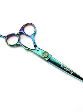 绿色花纹.0者寸神行LDG126大马SBN士革美发理发剪牙剪打薄剪