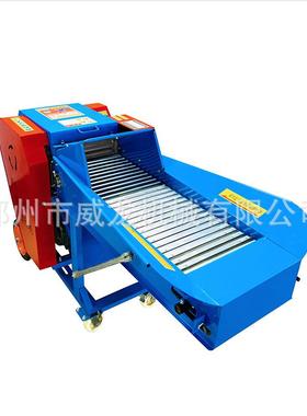 牛猪碎机铡草揉粉丝草BUL羊碎一体机青草铡草揉丝机