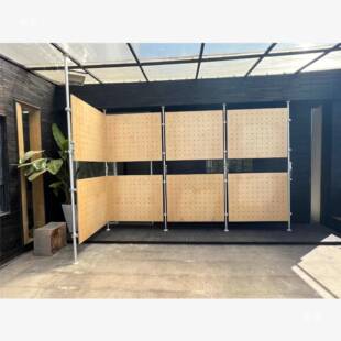 顶天立地的洞洞板遮挡收纳墙面洞质展示架木木实tlznloj#隔板置物