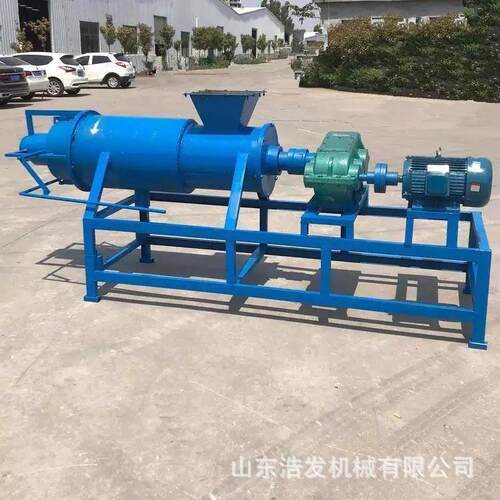 动人工SVV料牛粪干湿分离机螺旋挤压式渣液上脱水机不锈钢式自甩