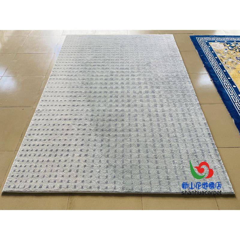 现客代简约长方格子中式毯厅茶几1169书房地形卧室大厅接待室贵宾