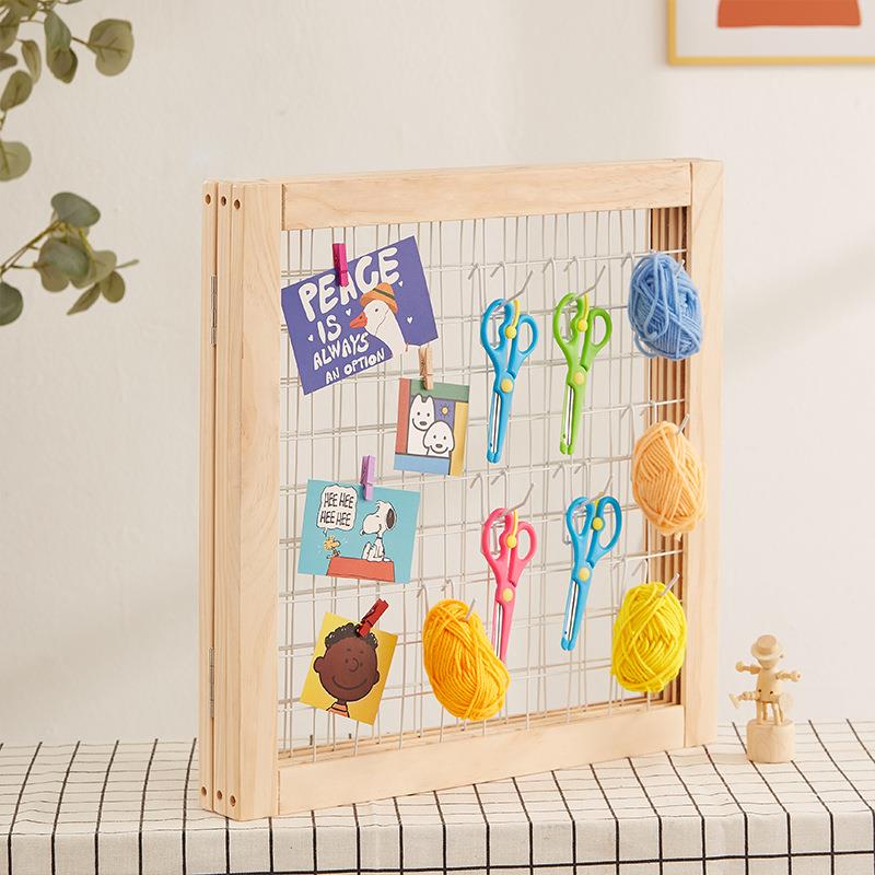 网格展示架可折叠幼儿美工作品桌园面展区架示夜市摆摊小CSU饰品