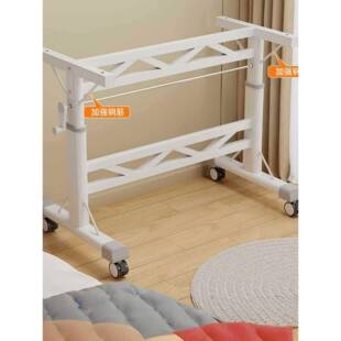 手摇式可升降桌腿茶几架可支调节书桌台桌面架子小尺寸MNU脚滑带