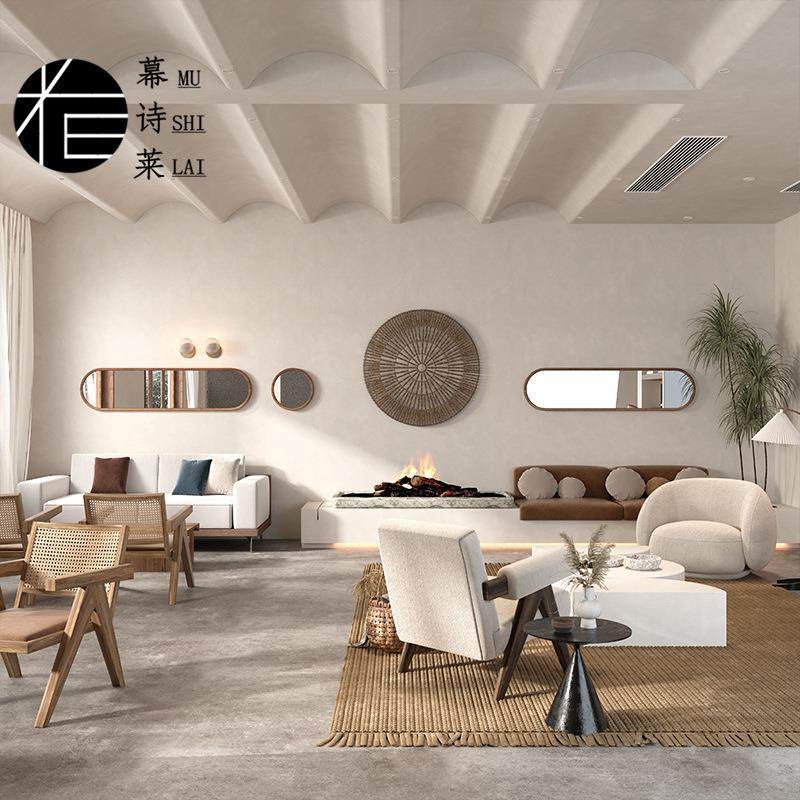 座接待定部店发合家具a卡大堂CfADtA4w售楼处洽组谈藤编沙酒新中