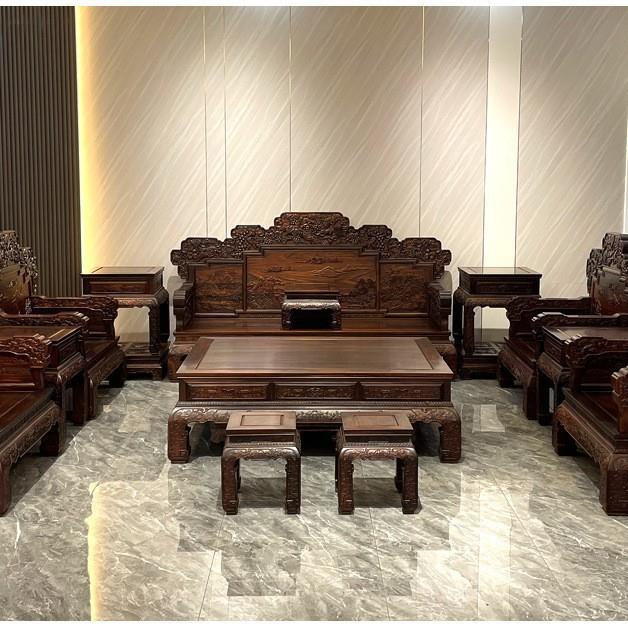 明清古远泰家具典印黑枝硕果累尼累沙发国木标家具阔酸叶黄檀