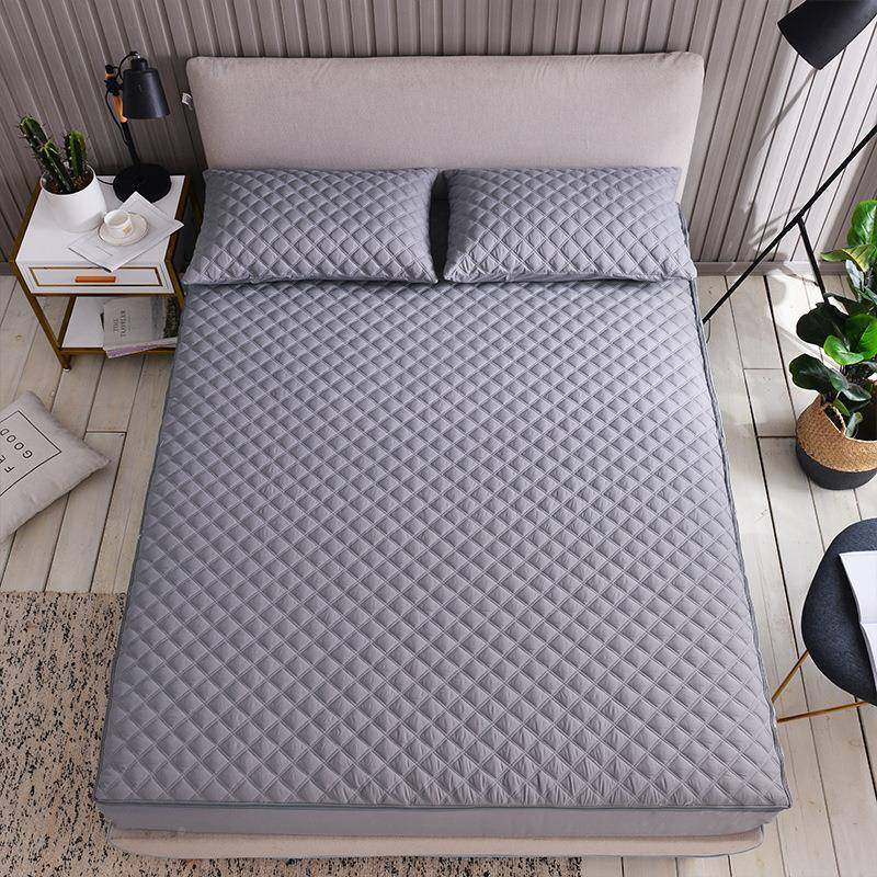 可六面卸全包夹棉床保护套拉链拆式加厚席梦笠思床垫床CYX罩纯色